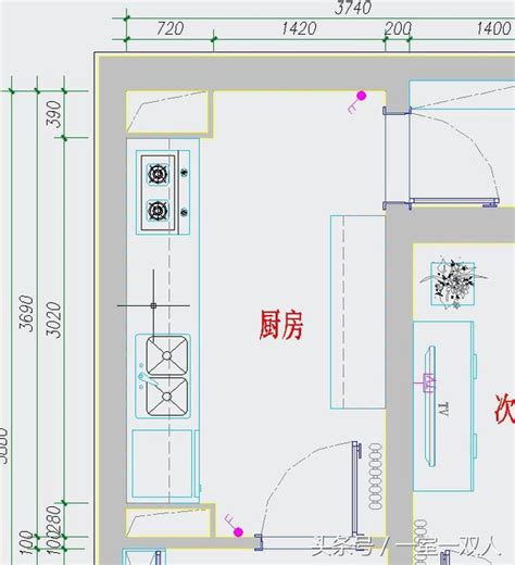 廚房設計圖尺寸